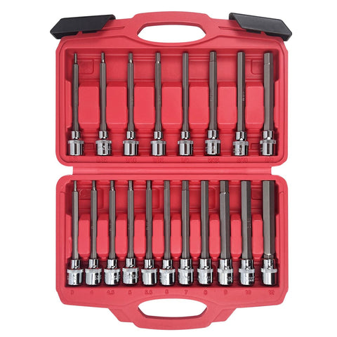 AMM 19-piece hex socket set case for organized repairs