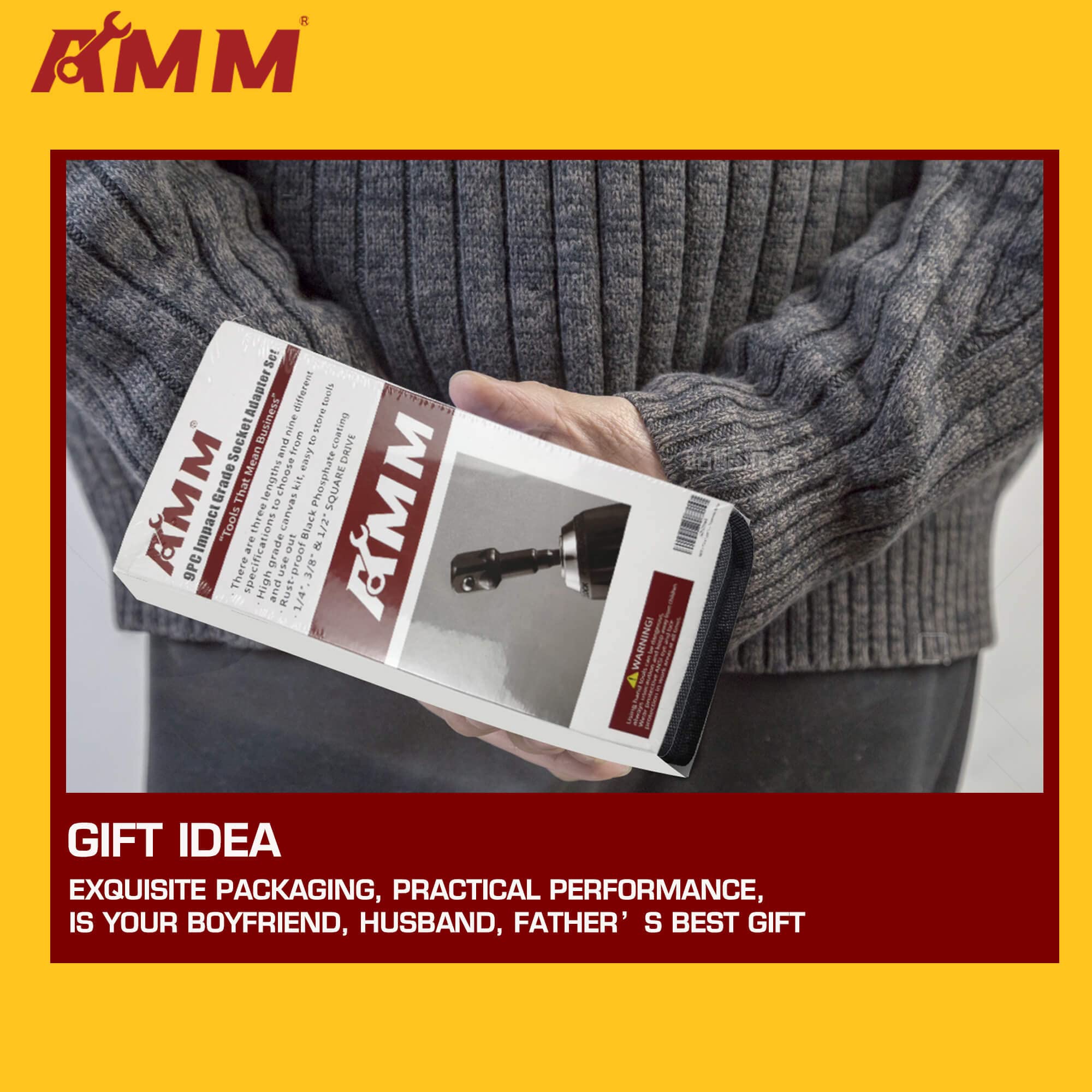 AMM 6-inch length adapter extends reach for DIY tasks