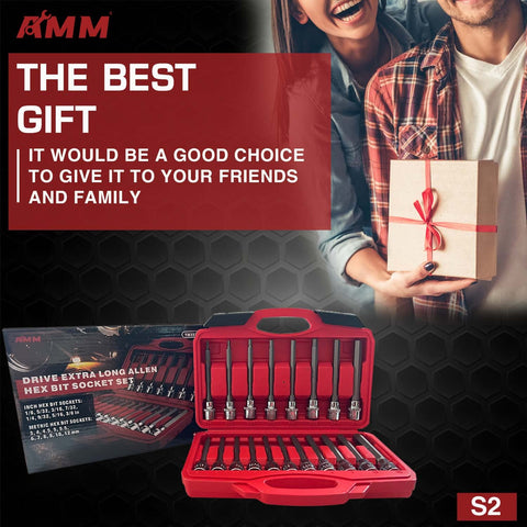 AMM durable ABS box keeps bits dustproof and organized