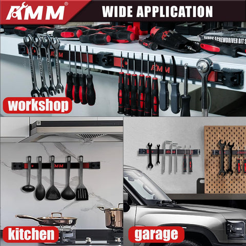 AMM strips with adhesive backing for versatile placement in any area.