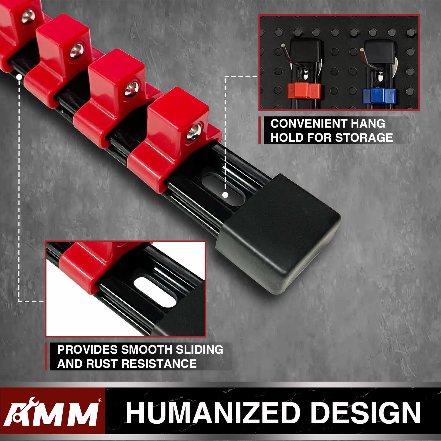 AMM color coding simplifies SAE vs metric identification at a glance.