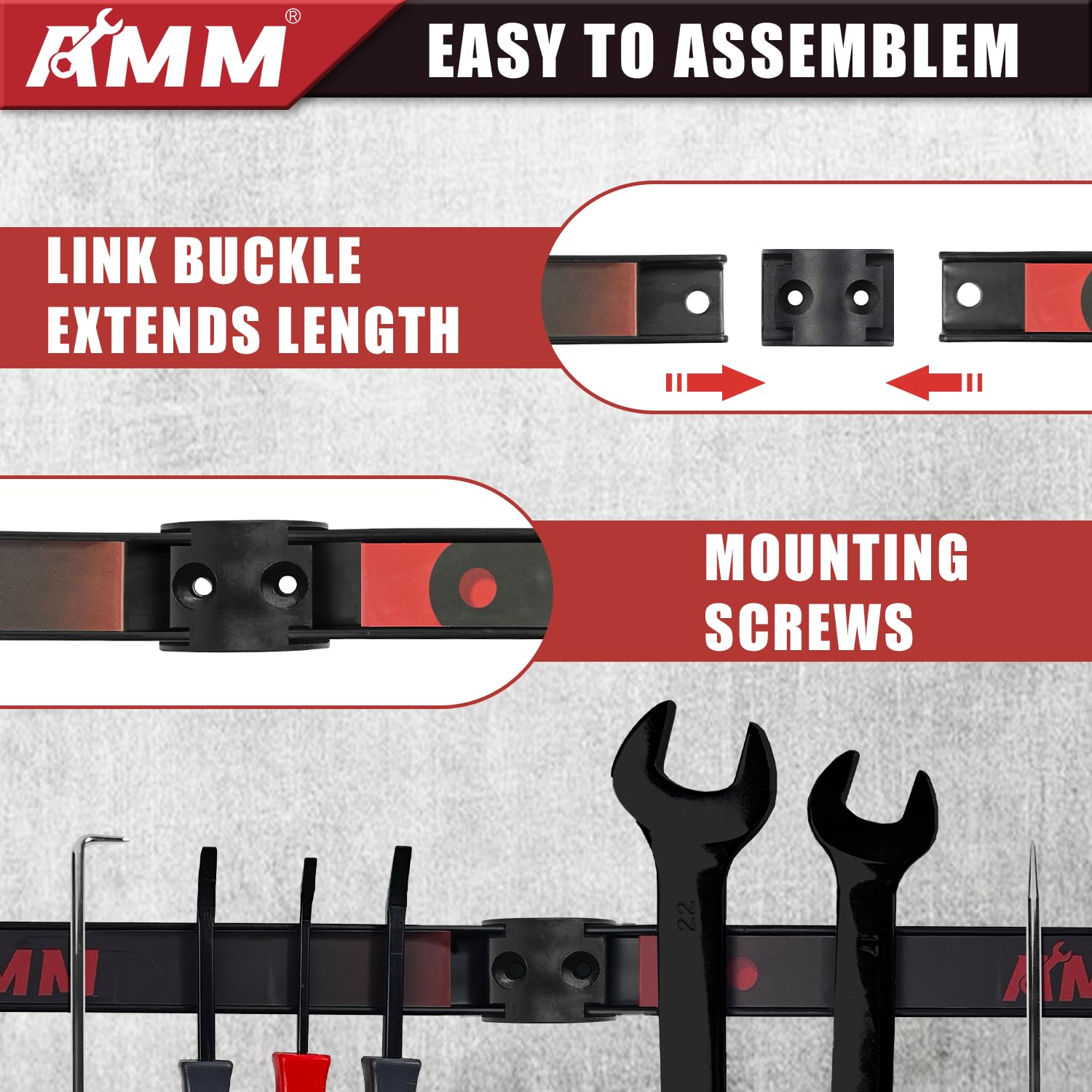 AMM expandable magnetic strips by linking multiple units for larger setups.