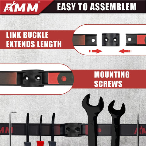 AMM expandable magnetic strips by linking multiple units for larger setups.