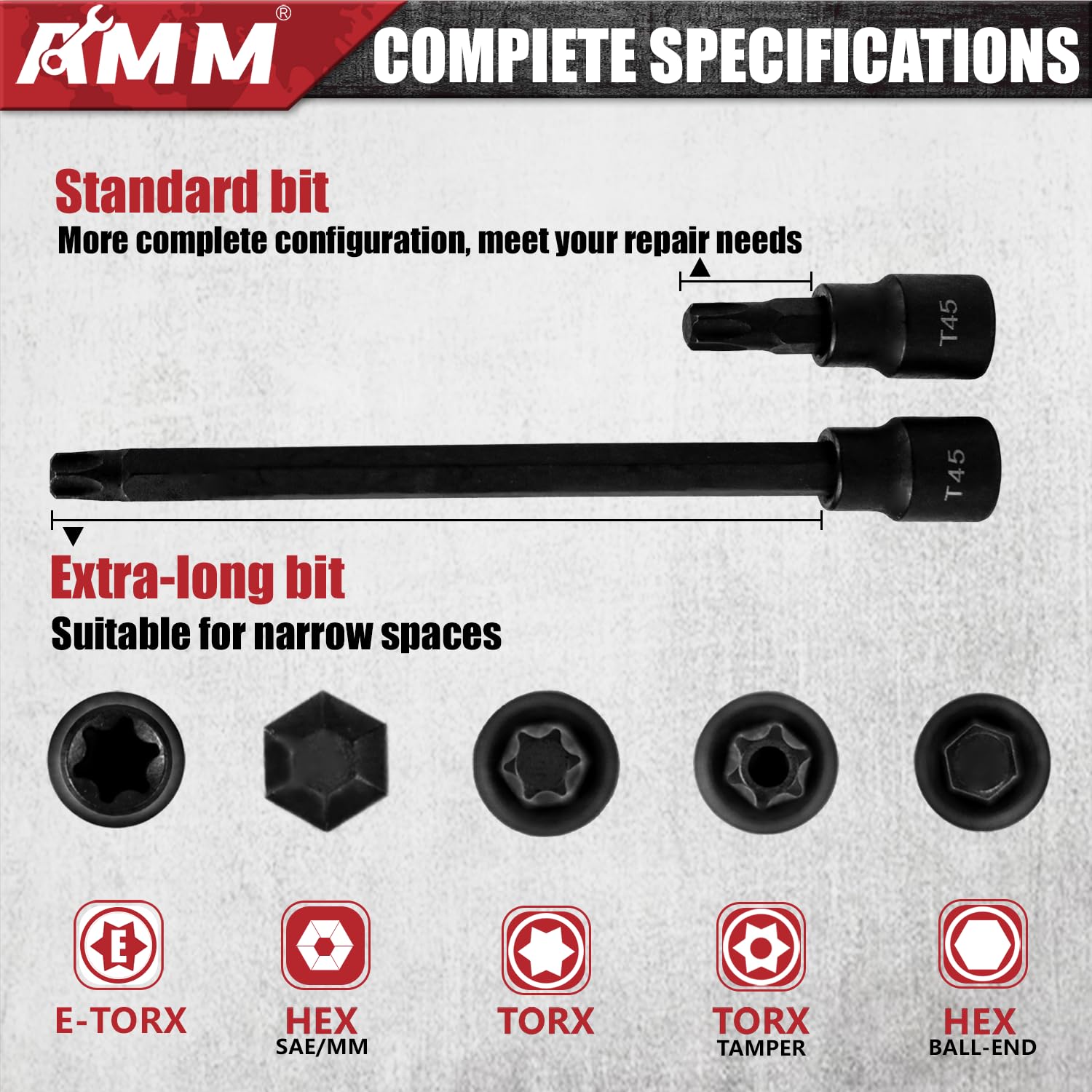 AMM high-impact storage case keeps tools secure during transport.