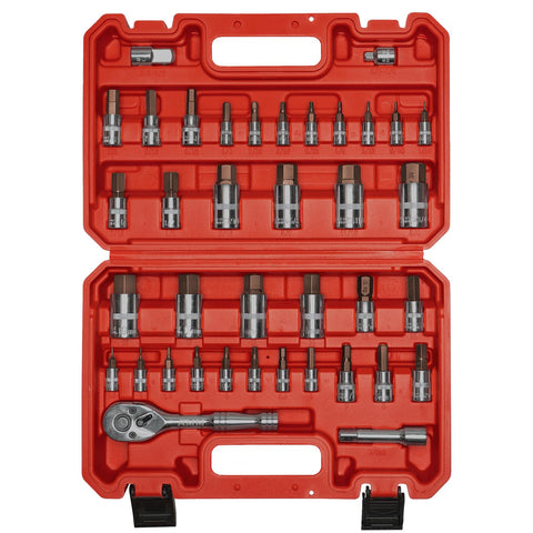 AMM Master Allen Socket Set Case with organized slots for fast, easy tool access.