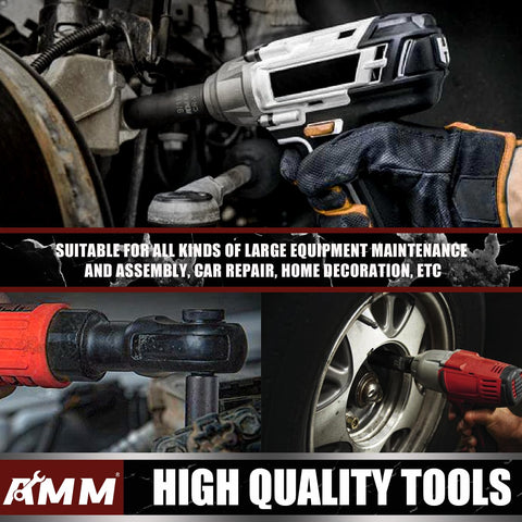AMM metric sockets in the 8–22 mm range for precise fit.