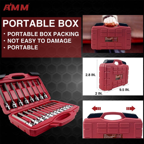 AMM precise-beveled sleeves protect bits and fasteners
