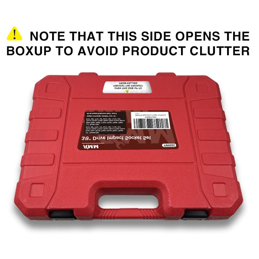 AMM socket storage case keeps tools organized and portable.