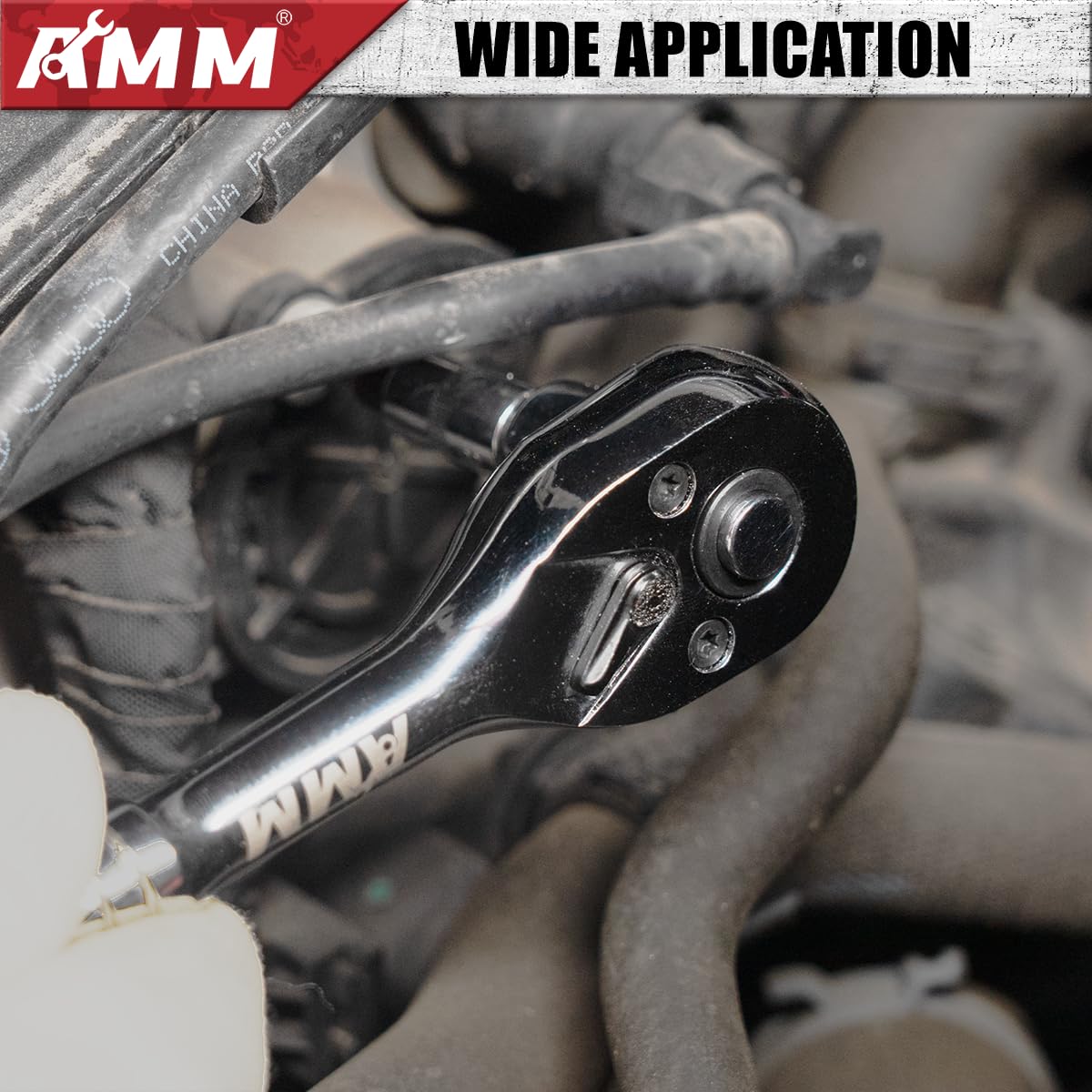 AMM stamped size markings improve quick identification during projects.