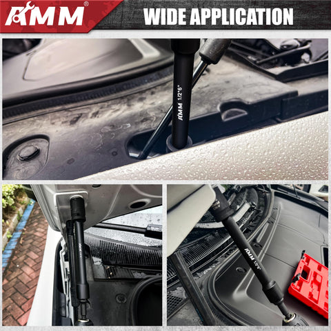 AMM universal joint for flexible angles in tight spaces.
