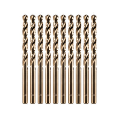 Amoolo cobalt drill bit 1/4 inch set box showing complete kit for versatile metal drilling.