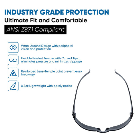 amoolo rimless frame glasses offer a secure, lightweight fit