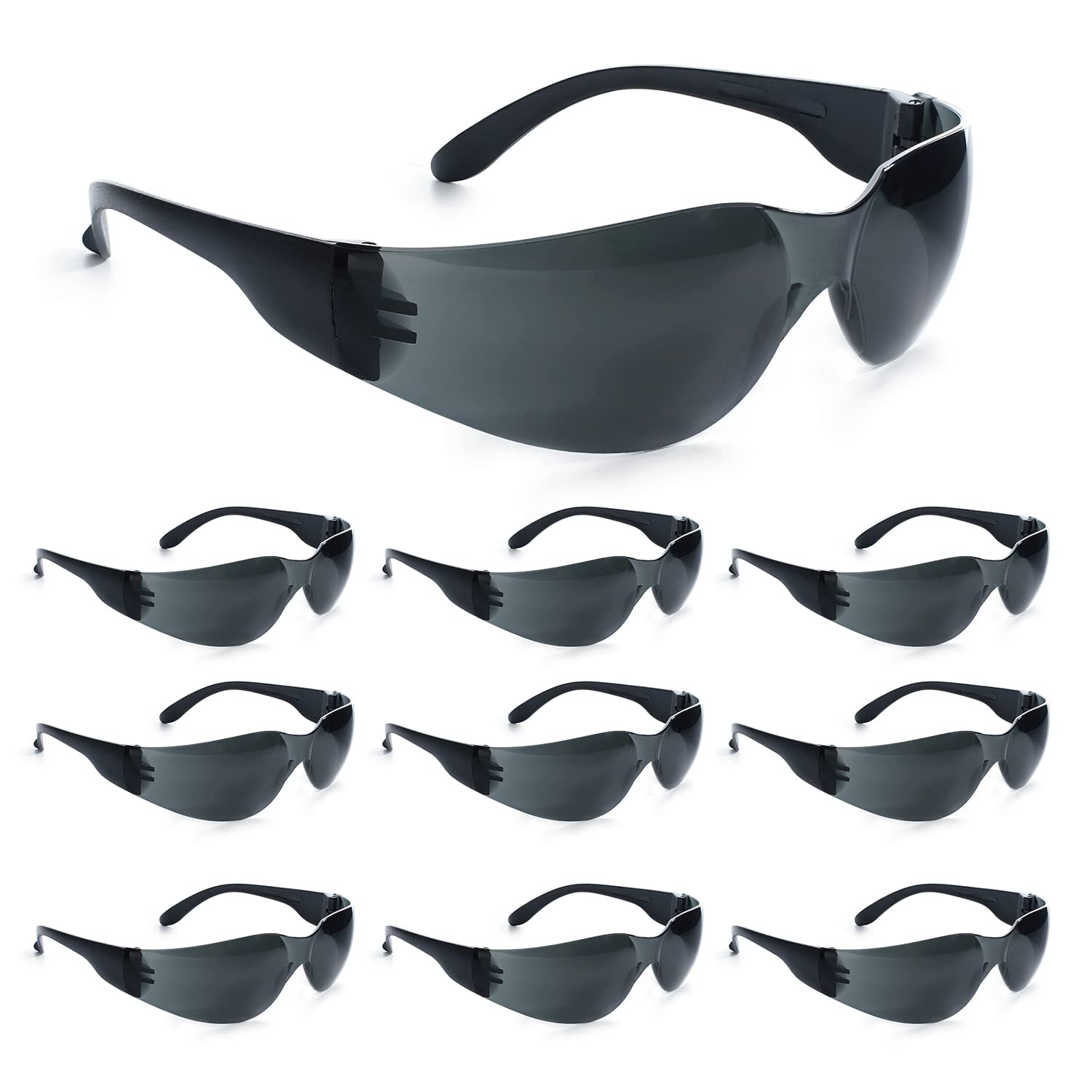 amoolo tinted safety glasses 24-pack for bulk eye protection on job sites