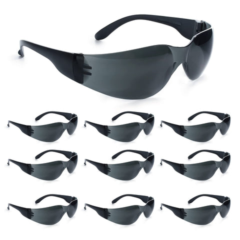 amoolo tinted safety glasses 24-pack for bulk eye protection on job sites