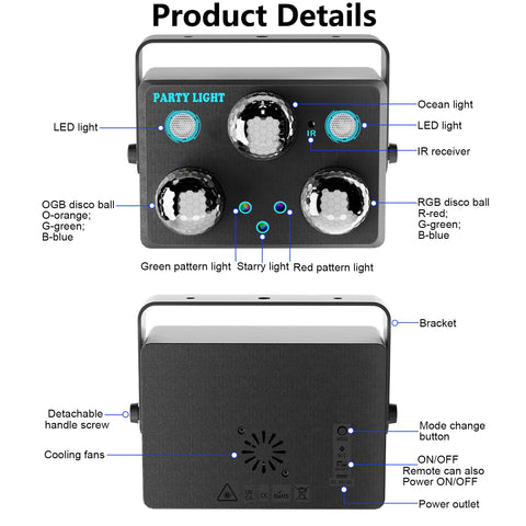 Amosamz Sound-Activated Modes sync lights with music for dynamic shows.
