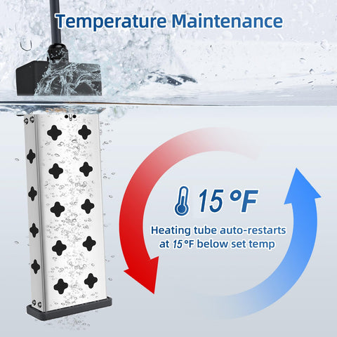 AMOZOK heater used for baths and tubs warming