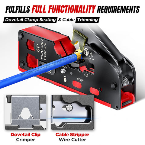AMPCOM CAT5e-CAT6-CAT7 and RJ11 compatibility showcases versatile use in various setups