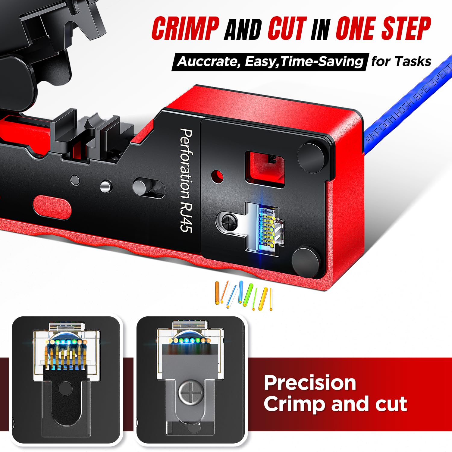 AMPCOM textured handles ensure a secure grip and slip resistance