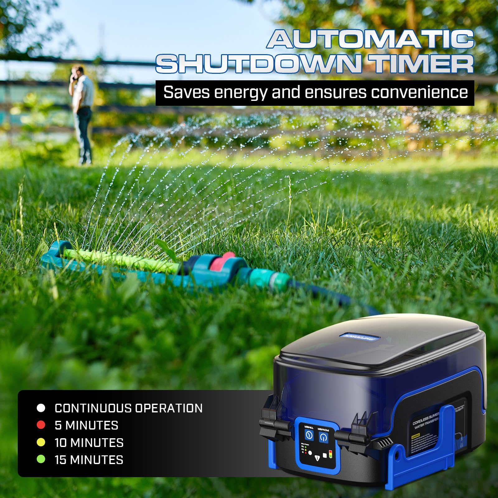 AMPFORCE protective battery case emphasizing durability in wet conditions