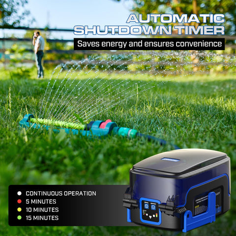 AMPFORCE protective battery case emphasizing durability in wet conditions