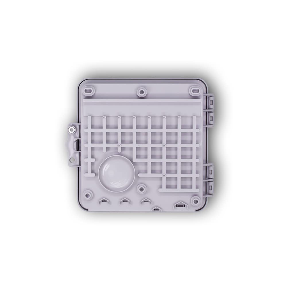 Amphenol Broadband heavy duty enclosure with cable retention slot for exterior setups.