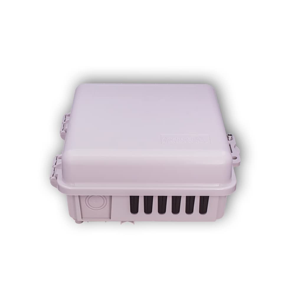 Amphenol Broadband enclosure weather seal closeup showing protective seal against elements.