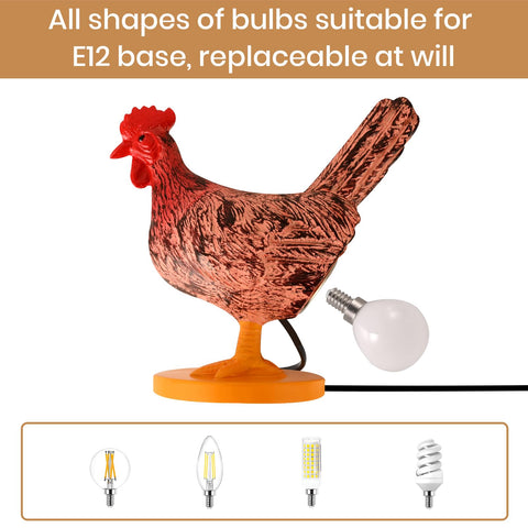 AMPlug in Egg Lamp crafted from durable resin for lasting decor