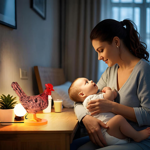 AMPlug in 3D chicken light for Easter, Christmas, and birthdays