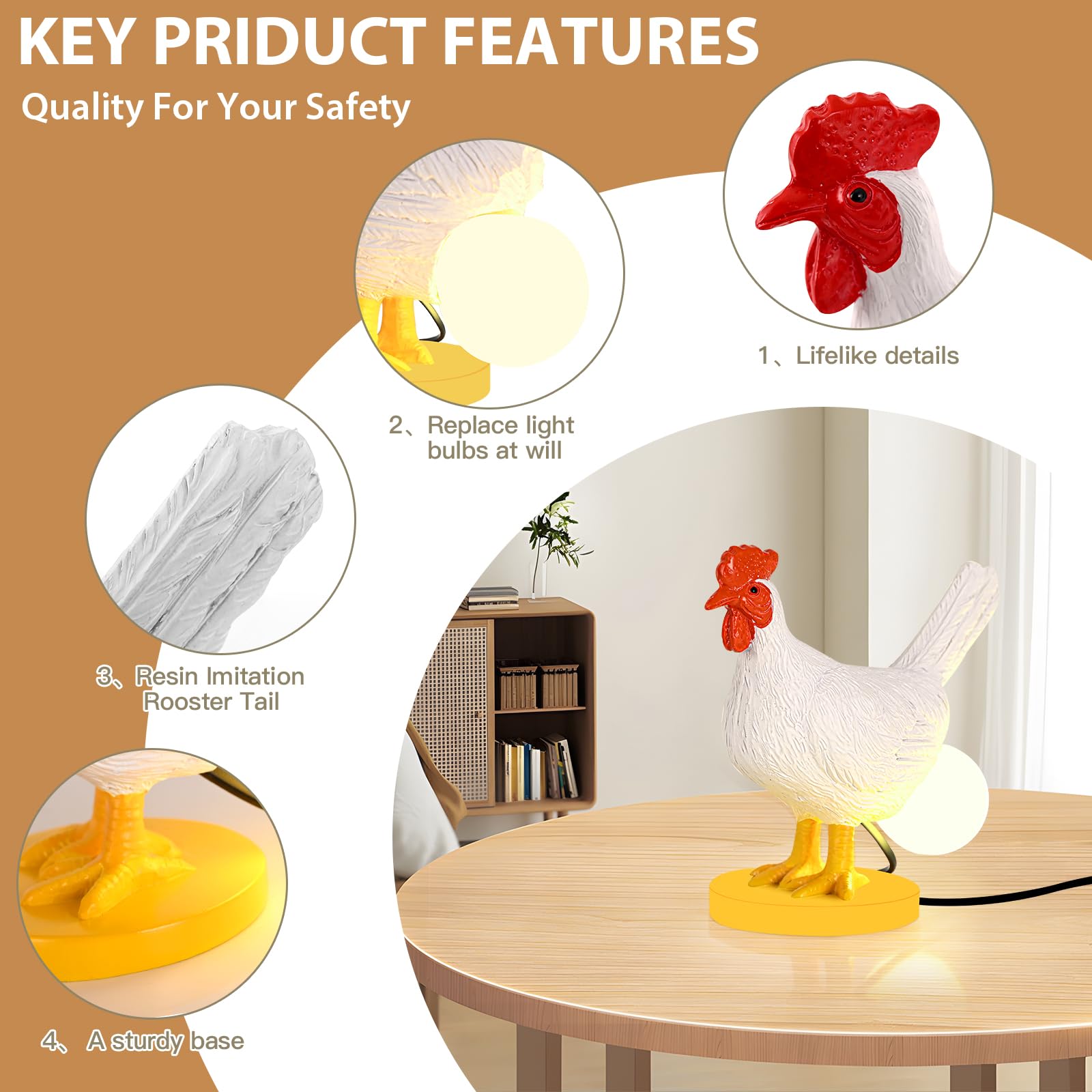 AMPlug in Chicken Egg Lamp is a great gift for holidays and celebrations