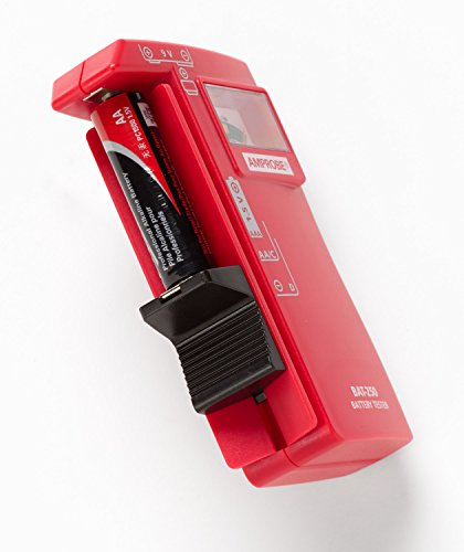 Amprobe BAT-250 color-coded display for quick battery status.