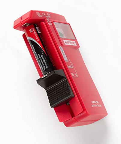 Amprobe BAT-250 color-coded display for quick battery status.