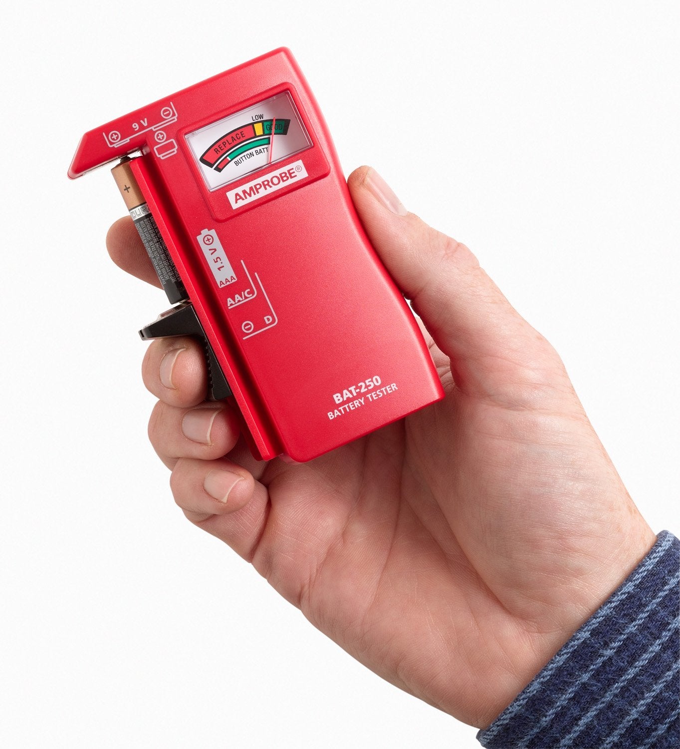 Amprobe BAT-250 no batteries required to operate.
