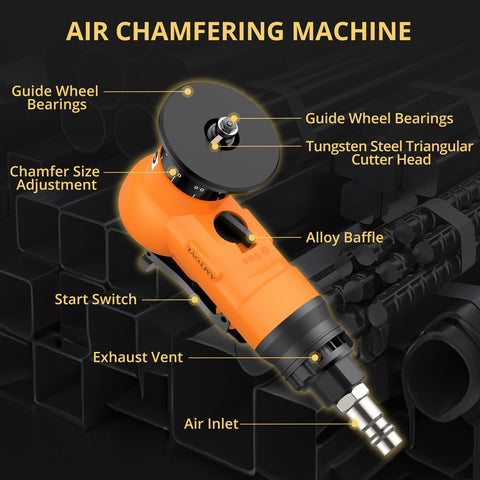 AMTOVL depth adjustment knob for fine chamfer control.
