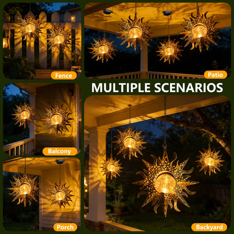 Amugmilk waterproof lantern withstands rain while beautifying yard entrances and walkways.