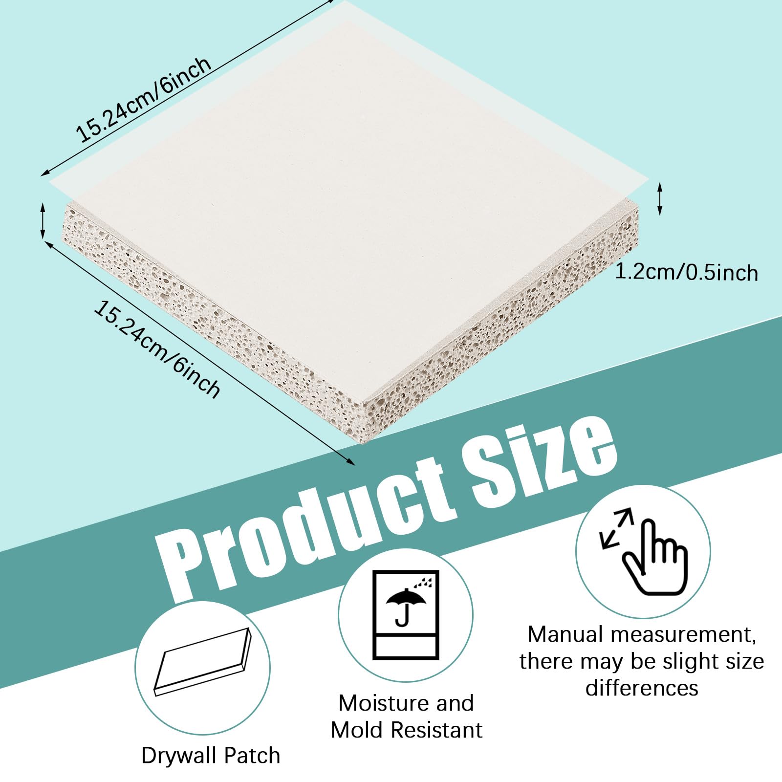 Amylove drywall patch 12x12 panel provides wide coverage for larger repairs