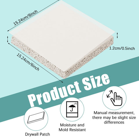 Amylove drywall patch 12x12 panel provides wide coverage for larger repairs