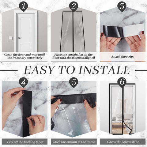 Amylove dust barrier with double sided zipper seals the doorway