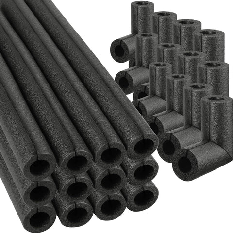 Amylove elbow pipe insulation kit with outdoor wrap protects pipes