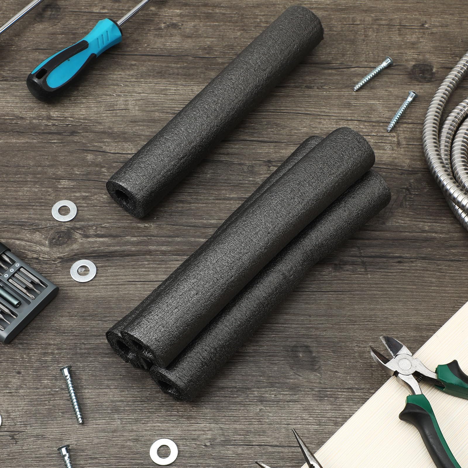 Amylove insulation on sprinkler pipes supports long-term outdoor performance.