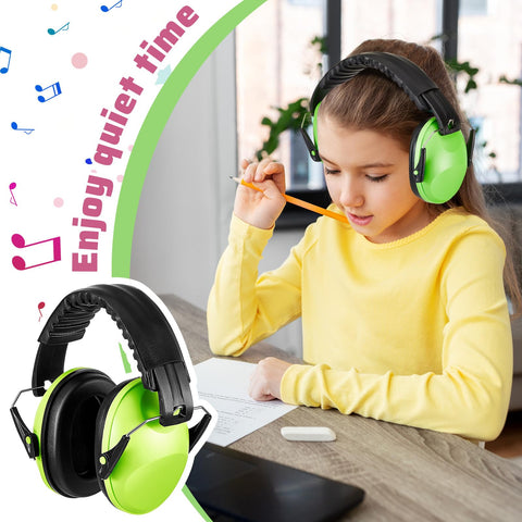 Amylove kids ear muffs in classroom setting reducing ambient noise