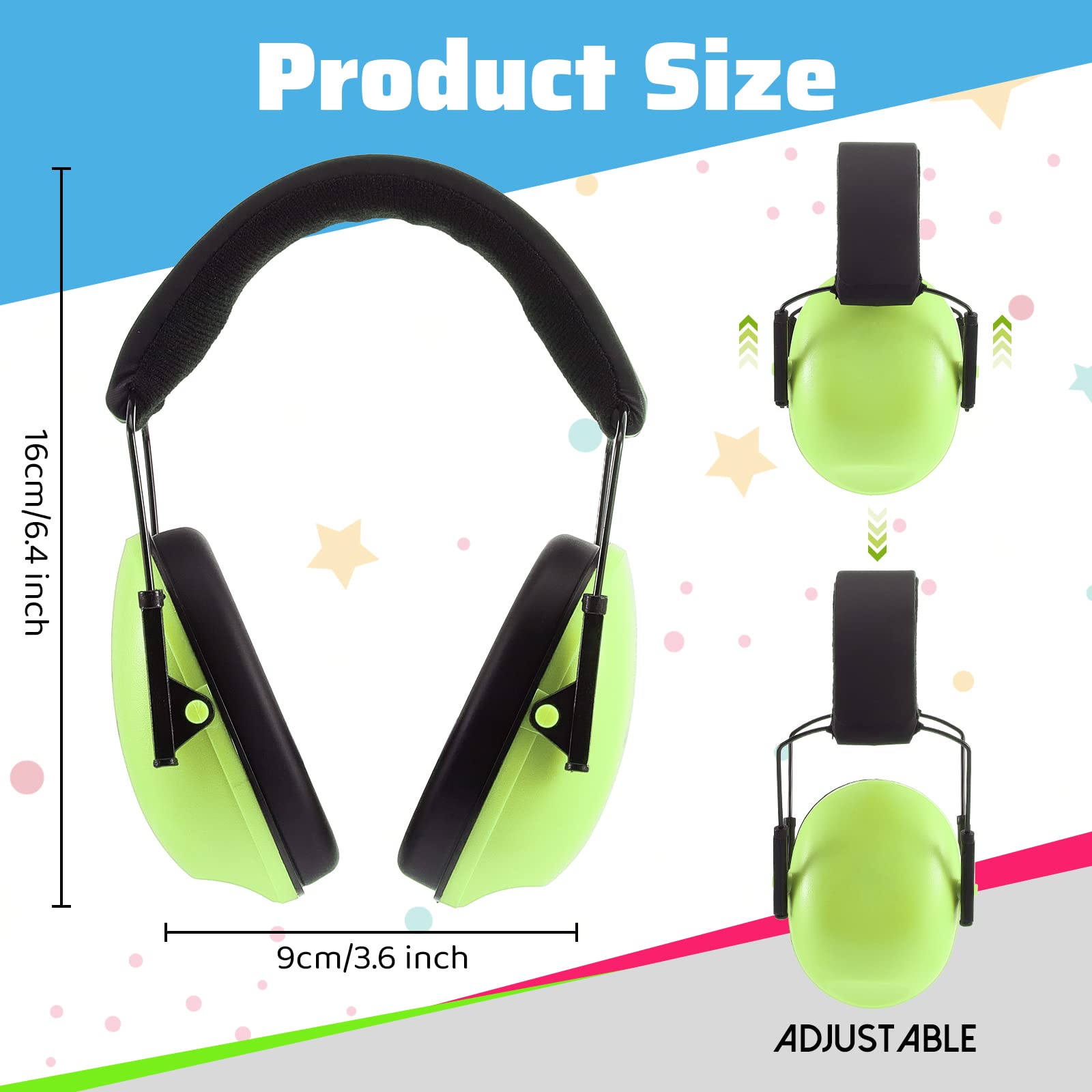 Amylove kids earmuffs in rose; stylish color while reducing distractions.