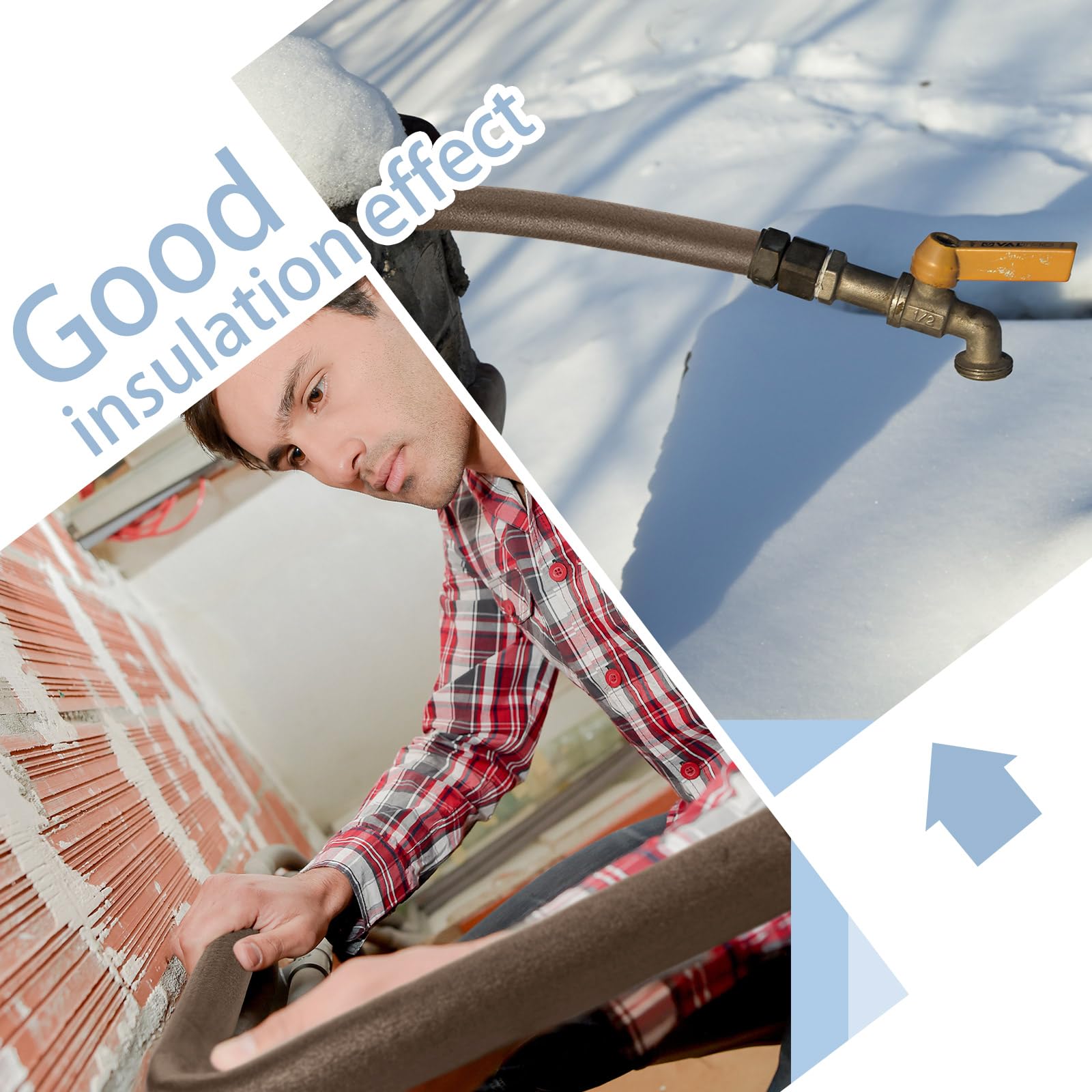 Amylove outdoor insulation is waterproof and dustproof for all-weather use.