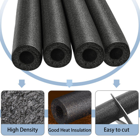 Amylove waterproof insulation guards pipes against moisture and dust.