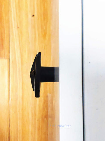 Amyoxu hand-painted resin cabinet knob highlights artisanal craftsmanship.