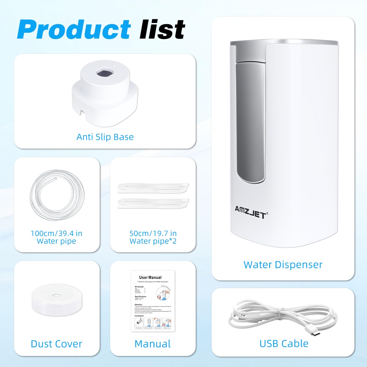 Amz Jet dust-proof cap keeping outlet clean