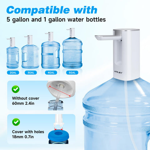 Amz Jet foldable spout promotes hygiene and portability