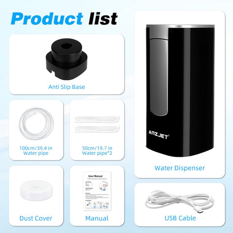 Includes hoses and accessories for easy setup.