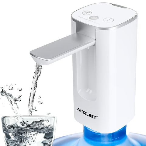 Amz Jet water dispenser: compact front view for easy hydration