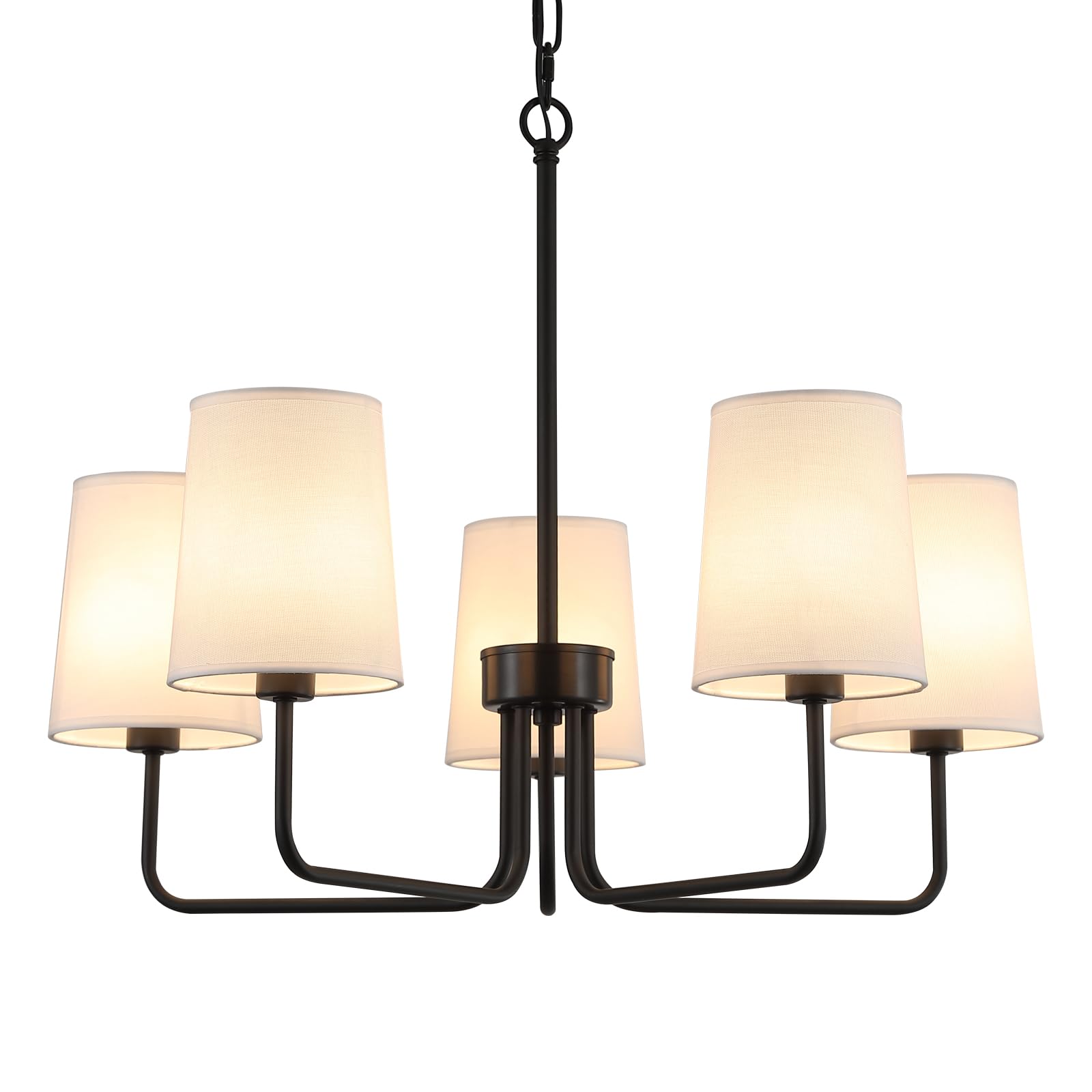 AMZASA easy-assembly chandelier designed for quick setup
