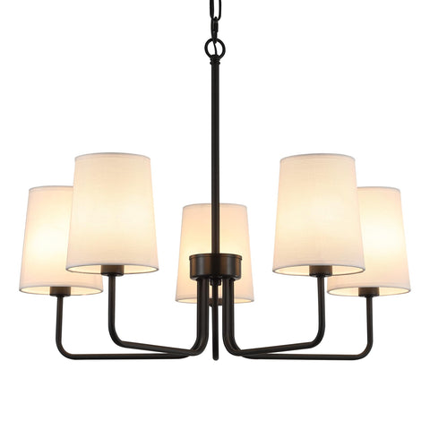 AMZASA easy-assembly chandelier designed for quick setup